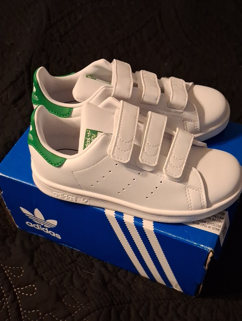 adidas Kids Sz 12K Stan Smith CF C New In Box No Tags